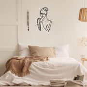 Minimalist Female Body Metal Wall Art