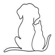 Popular Animal Metal Block Crafts Wall Decorations Hanging