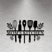 Wrought Iron Spork Wall Hanging Decor