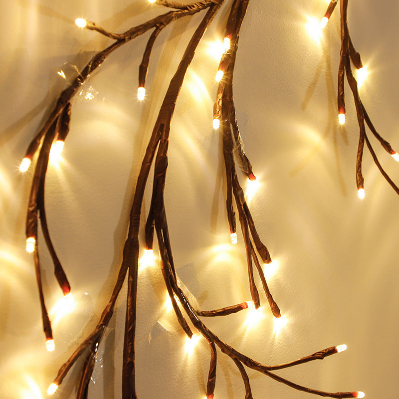 Winter Holiday Rattan Glow Light