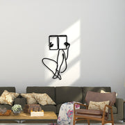 Men & Women Figure Metal Craft Wall Art