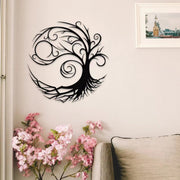 Iron Tree Of Life Abstract Indoor Wall Hanging
