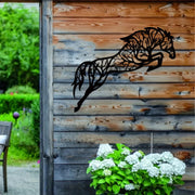 Geometric Metal Horse Wall Art Family Office Decorations