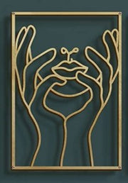 Metal Wall Decoration Art Body Line