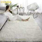 VIKAMA Tie-Dye Large Carpet Living Room Fluffy Floor Mat Super Soft Children's Room Non-Slip Home Decoration Bedroom Rug Washabl