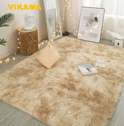 VIKAMA Tie-Dye Large Carpet Living Room Fluffy Floor Mat Super Soft Children's Room Non-Slip Home Decoration Bedroom Rug Washabl