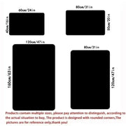 Modern Office Rugs Blue Gray Brown Colors Ergonomic Chair Desk Setup Computer Workstation Floor Mats