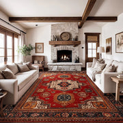 RAKKS Red Bohemian Crystal Velvet Anti Slip Carpet For Living Room ,Floor Bedroom Big Size Rugs, Sofa Mats,Home Decoration,Green