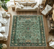 Moss and Ferns Flowers Design Carpets for Living Room Decor Floor Mat Bedroom Leisure Area Rug Sofa Bedside Nonslip Rugs Doormat