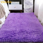VIKAMA Tie-Dye Large Carpet Living Room Fluffy Floor Mat Super Soft Children's Room Non-Slip Home Decoration Bedroom Rug Washabl