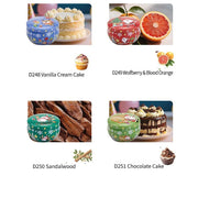 Christmas Tin Aromatherapy Candle – Santa & Snowman Edition