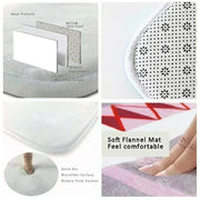 Moss and Ferns Flowers Design Carpets for Living Room Decor Floor Mat Bedroom Leisure Area Rug Sofa Bedside Nonslip Rugs Doormat