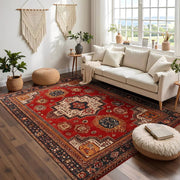 RAKKS Red Bohemian Crystal Velvet Anti Slip Carpet For Living Room ,Floor Bedroom Big Size Rugs, Sofa Mats,Home Decoration,Green