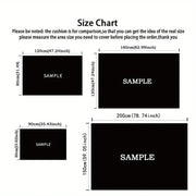 Flaming Basketball Rug sports fan gift ideas game room accessories  Anti slip carpet can be machine washed