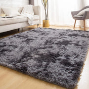 160*230 180*270 200*300cm Oversized Carpets for Winter Dark Gray and Light Gray Anti-Slip Artificial Velvet Thick Plush Rugs