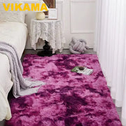 VIKAMA Tie-Dye Large Carpet Living Room Fluffy Floor Mat Super Soft Children's Room Non-Slip Home Decoration Bedroom Rug Washabl