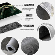 VIKAMA Luxurious Senior Feeling Carpet Living Room Sofa Wear-Resistant Antifouling Mat Bedroom Easy To Take Care Of  Home Decor