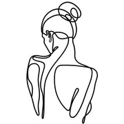 Minimalist Female Body Metal Wall Art