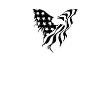 Wrought Iron Eagle Silhouette Metal Wall Art Decoration