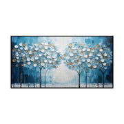 Blue Tree of Life Abstract Canvas Art