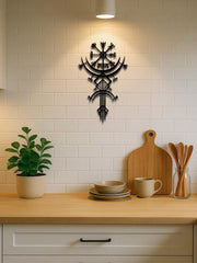 Viking Mythology Metal Wall Decor