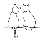 Popular Animal Metal Block Crafts Wall Decorations Hanging