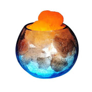 Himalayan Crystal Salt Lamp Creative Glass Blue