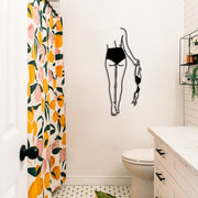 Modern Abstract Art Line Drawing Iron Art Decoration Living Room Bedroom