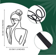 Minimalist Female Body Metal Wall Art