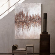 Minimalist Abstract Texture Canvas Art