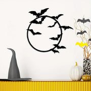 Iron Flying Bat Metal Wall Art