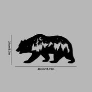 Metal Art Animal Letter Lotus Wall Decoration