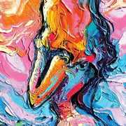 Abstract Women's Nude Oil Painting Sexy Body Art Canvas