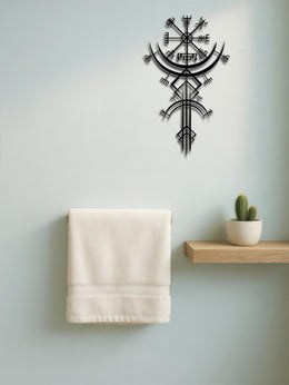 Viking Mythology Metal Wall Decor