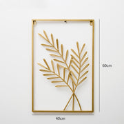 Nordic Style Metal Wall Background Wrought Iron Painting Decoration