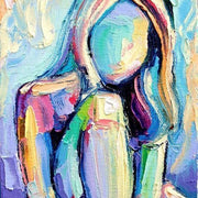 Abstract Women's Nude Oil Painting Sexy Body Art Canvas