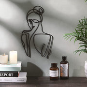 Minimalist Female Body Metal Wall Art